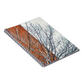Cuaderno con fotografía de un día de invierno notizblock (Rechte Seite)