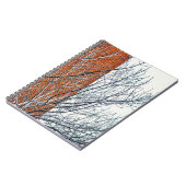 Cuaderno con fotografía de un día de invierno notizblock (Linke Seite)