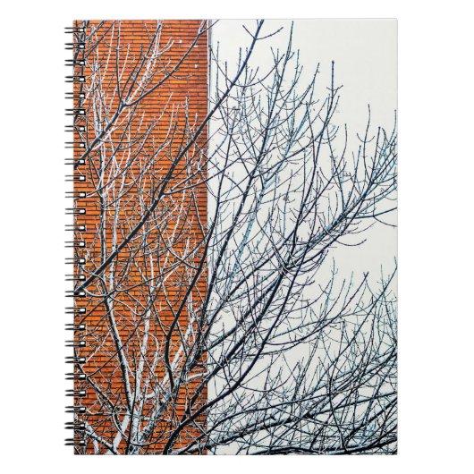Cuaderno con fotografía de un día de invierno notizblock (Vorderseite)