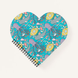 Cuaderno corazón colección Under the Sea Notizblock