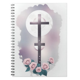 Cuaderno cross tattoo flower 29 notizblock
