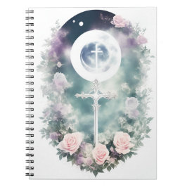 Cuaderno cross tattoo flower 31 notizblock