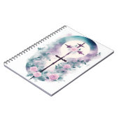 Cuaderno cross tattoo flower 33 notizblock (Linke Seite)