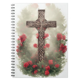 Cuaderno cross tattoo flower 36 notizblock