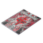Cuaderno cross tattoo flower 37 notizblock (Linke Seite)