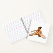 Cuaderno cuadrado con dibujos de bailarinas notizblock (Innenseite)