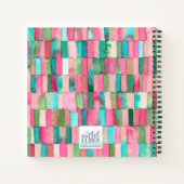 Cuaderno cuadrado con krankño de acuarela notizblock (Rückseite)