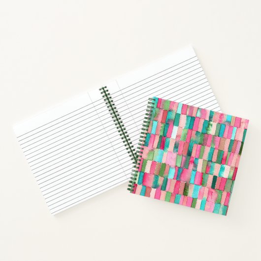 Cuaderno cuadrado con krankño de acuarela notizblock (Innenseite)