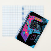 Cuaderno Cuadriculado Arcade Retro Gridded Notizblock (Innen)