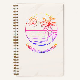 Cuaderno Cuadriculado Endless Summer Vibes Gridded Notizblock
