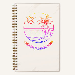 Cuaderno Cuadriculado Endless Summer Vibes Gridded Notizblock