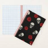 Cuaderno Cuadriculado Skulls and Roses Gridded Notizblock (Innen)
