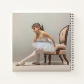 Cuaderno cuandrado con dibujos de bailarinas notizblock (Rückseite)