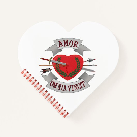 Cuaderno de Amor Omnia Vincit Notizblock (Vorderseite)