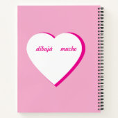 Cuaderno de dibujo floral notizblock (Rückseite)