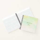 Cuaderno de espiral acuarela tonos suaves notizblock (Innenseite)