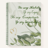 Cuaderno de espiral tapa dura motivacional notizblock (Vorderseite)