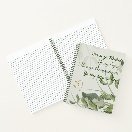 Cuaderno de espiral tapa dura motivacional notizblock (Innenseite)