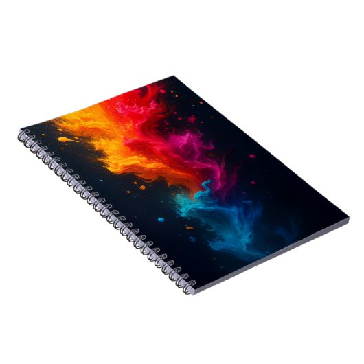 Cuaderno de fuego multicolor  notizblock (Rechte Seite)