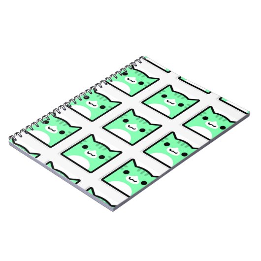 Cuaderno de Geometry Dash Gato Notizblock (Linke Seite)