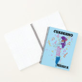 Cuaderno de Música Notizblock (Innenseite)