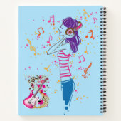Cuaderno de Música Notizblock (Rückseite)