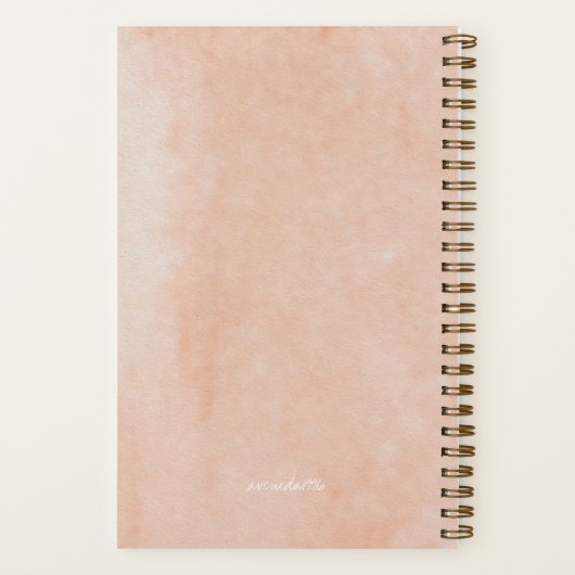 Cuaderno de notas  notizblock (Rückseite)