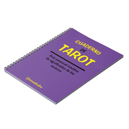 Cuaderno de Tarot Notizblock (Linke Seite)