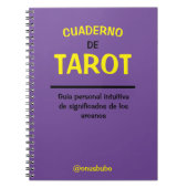 Cuaderno de Tarot Notizblock (Vorderseite)