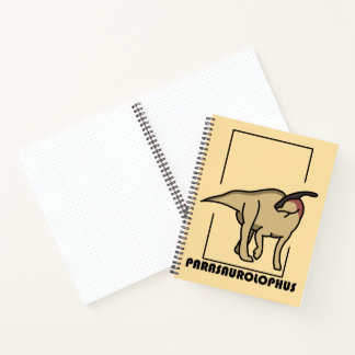 Cuaderno diseño dinosaurio Parasaurolophus Notizblock
