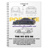 Cuaderno diseño Plantilla porsche Notizblock (Vorderseite)