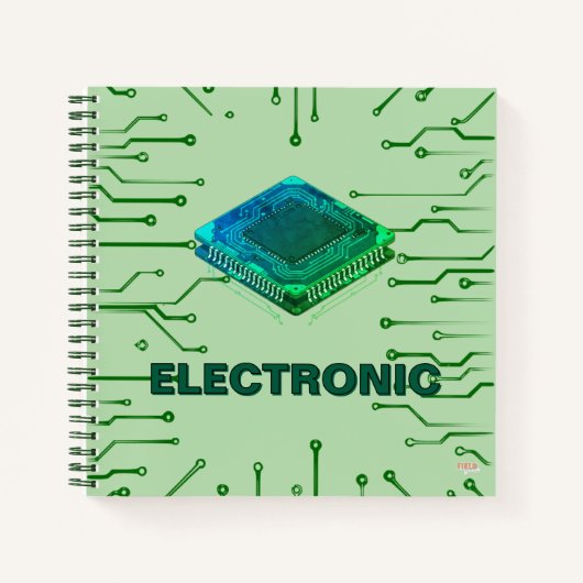 Cuaderno Electronic Chip Green Notizblock (Vorderseite)
