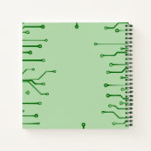 Cuaderno Electronic Chip Green Notizblock (Rückseite)