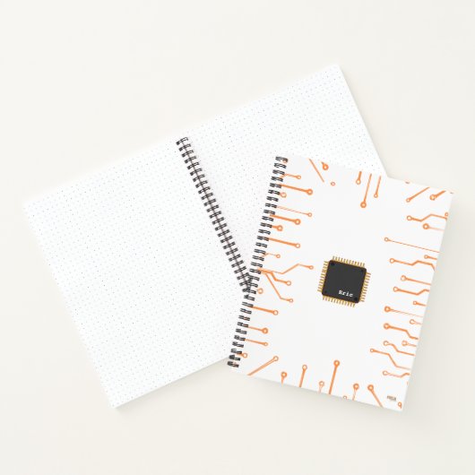 Cuaderno Electronic Chip Orange Notizblock (Innenseite)