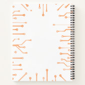 Cuaderno Electronic Chip Orange Notizblock (Rückseite)