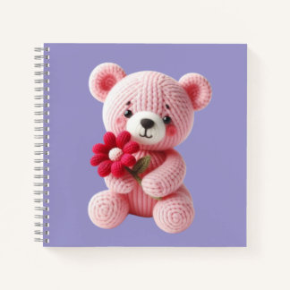 Cuaderno espiral con diseño de lindo osito notizblock