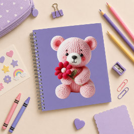 Cuaderno espiral con diseño de lindo osito notizblock