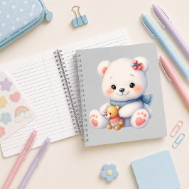 Cuaderno espiral con diseño de lindo osito notizblock