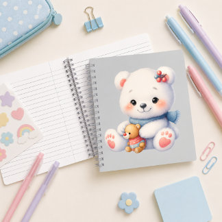 Cuaderno espiral con diseño de lindo osito notizblock