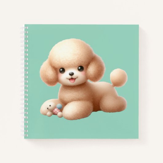 Cuaderno espiral con diseño de lindo perrito notizblock (Vorderseite)
