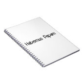 Cuaderno Habemus Papam Notizblock (Rechte Seite)