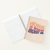 Cuaderno Home is Here Mom Is Notizblock (Innenseite)