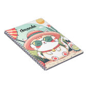 Cuaderno Kawaii Summer Cat Notizblock (Rechte Seite)