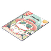 Cuaderno Kawaii Summer Cat Notizblock (Linke Seite)