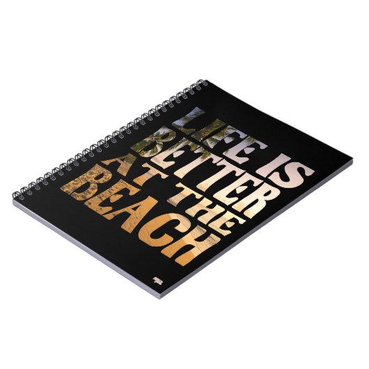 Cuaderno Life is Better at the Beach Notizblock (Linke Seite)