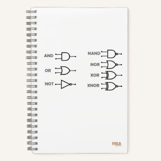 Cuaderno Logic Gates White Notizblock