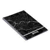 Cuaderno mapa minimalista de Berlín - Negro-blanco Notizblock (Rechte Seite)