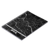 Cuaderno mapa minimalista de Berlín - Negro-blanco Notizblock (Linke Seite)