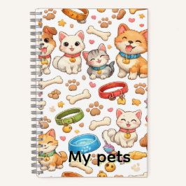 cuaderno masccotas notizblock