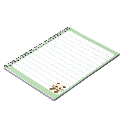 Cuaderno Panda Notizblock (Linke Seite)